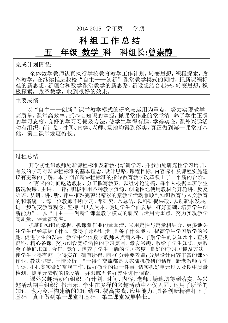 数学科组总结_第1页