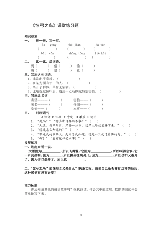 惊弓之鸟 (3)