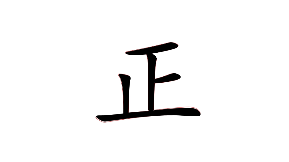 正字书写动画_第1页