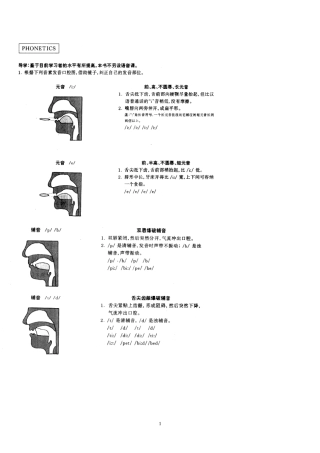 英语音标拼读