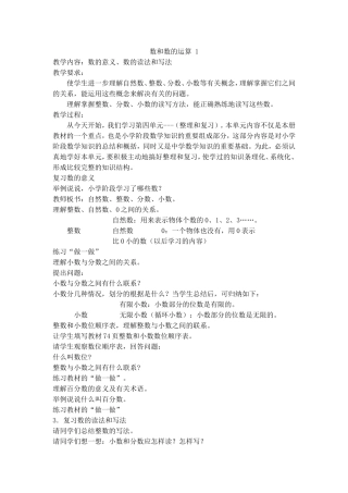 数和数的运算1
