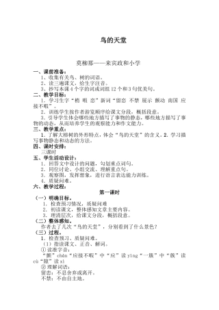 鸟的天堂 (3)