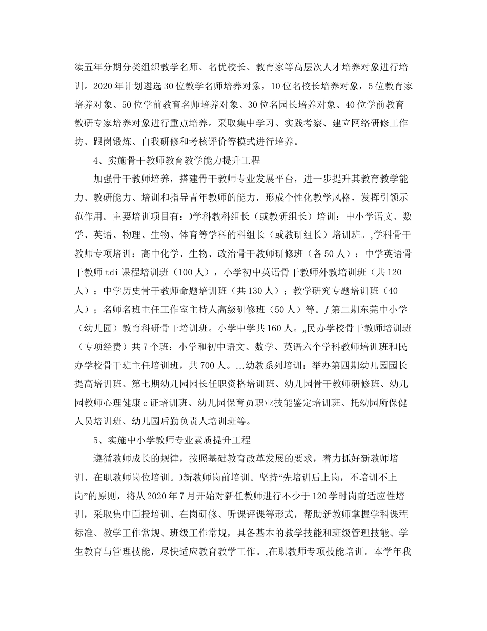 教师培训项目计划书范例_第3页