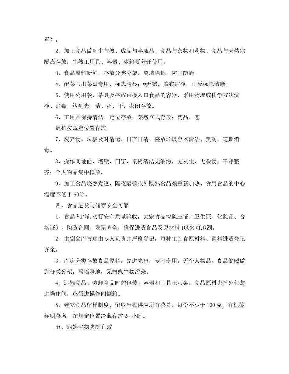 单位健康食堂创建工作计划表_第2页