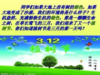 小树小树快长大