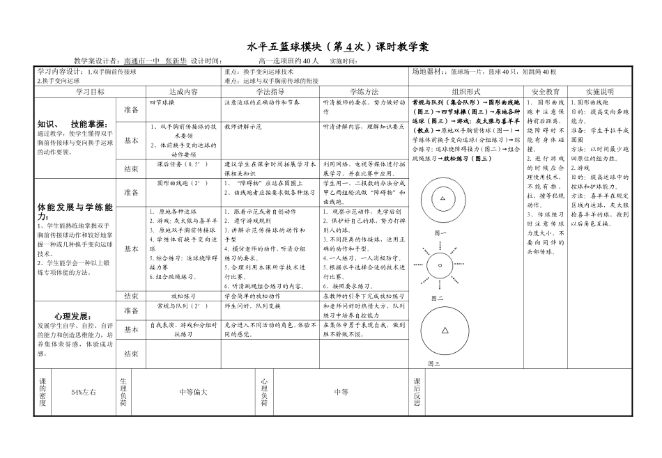 篮球教案张新华_第1页