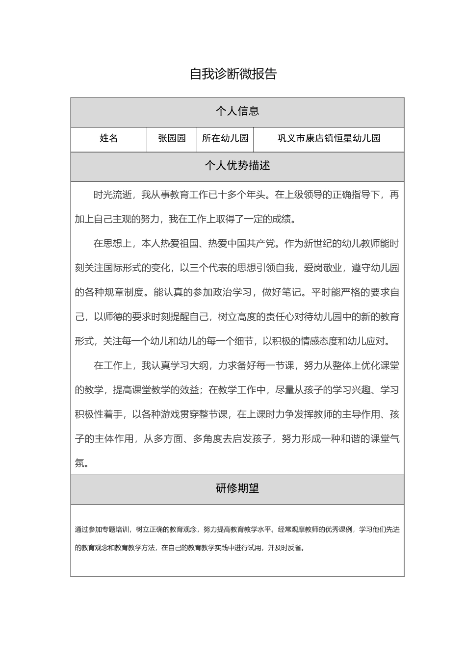 自我诊断微报告_第1页