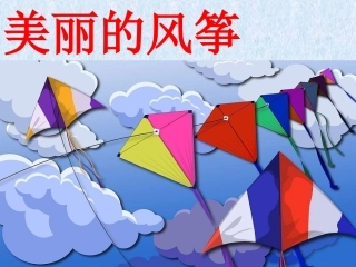 欣赏美丽的风筝
