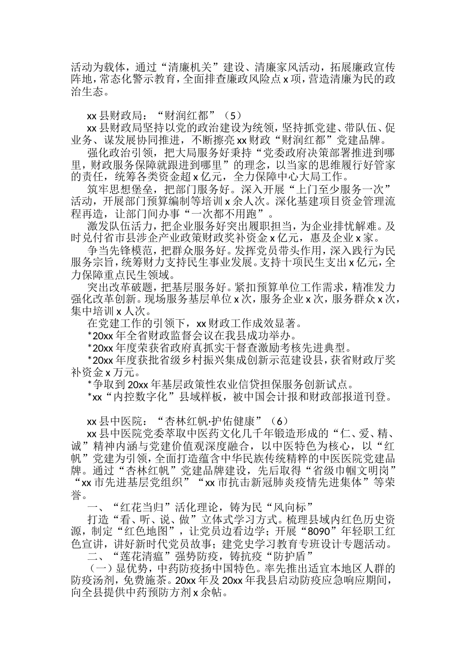 优秀党建品牌先进材料汇编（15篇）_第3页