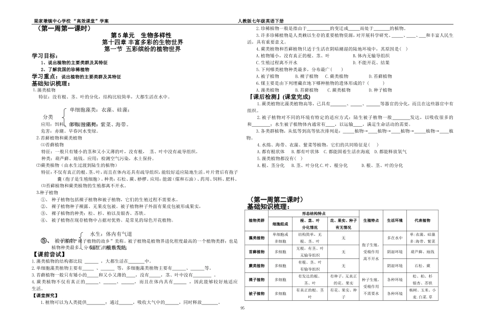 生物八（一周）_第1页
