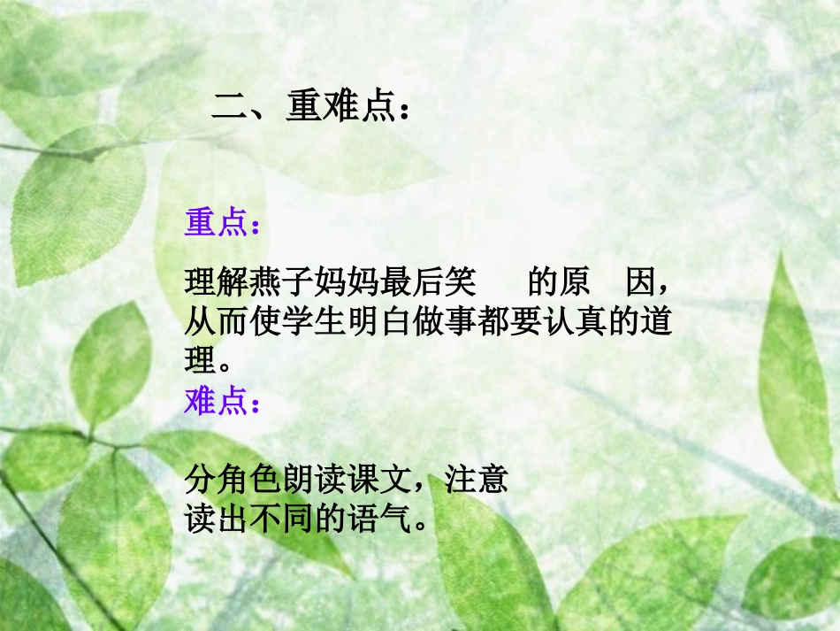 燕子妈妈笑了》_第3页