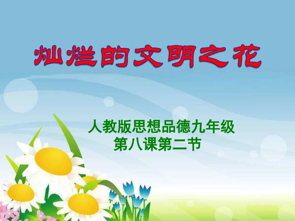 灿烂的文明之花_第1页