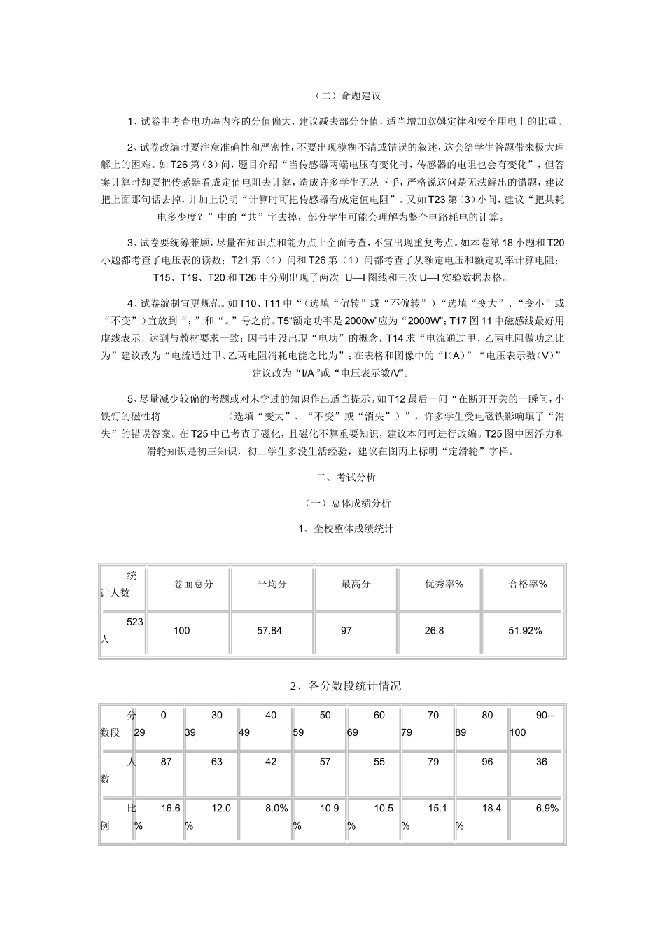 我的成绩分析表_第2页