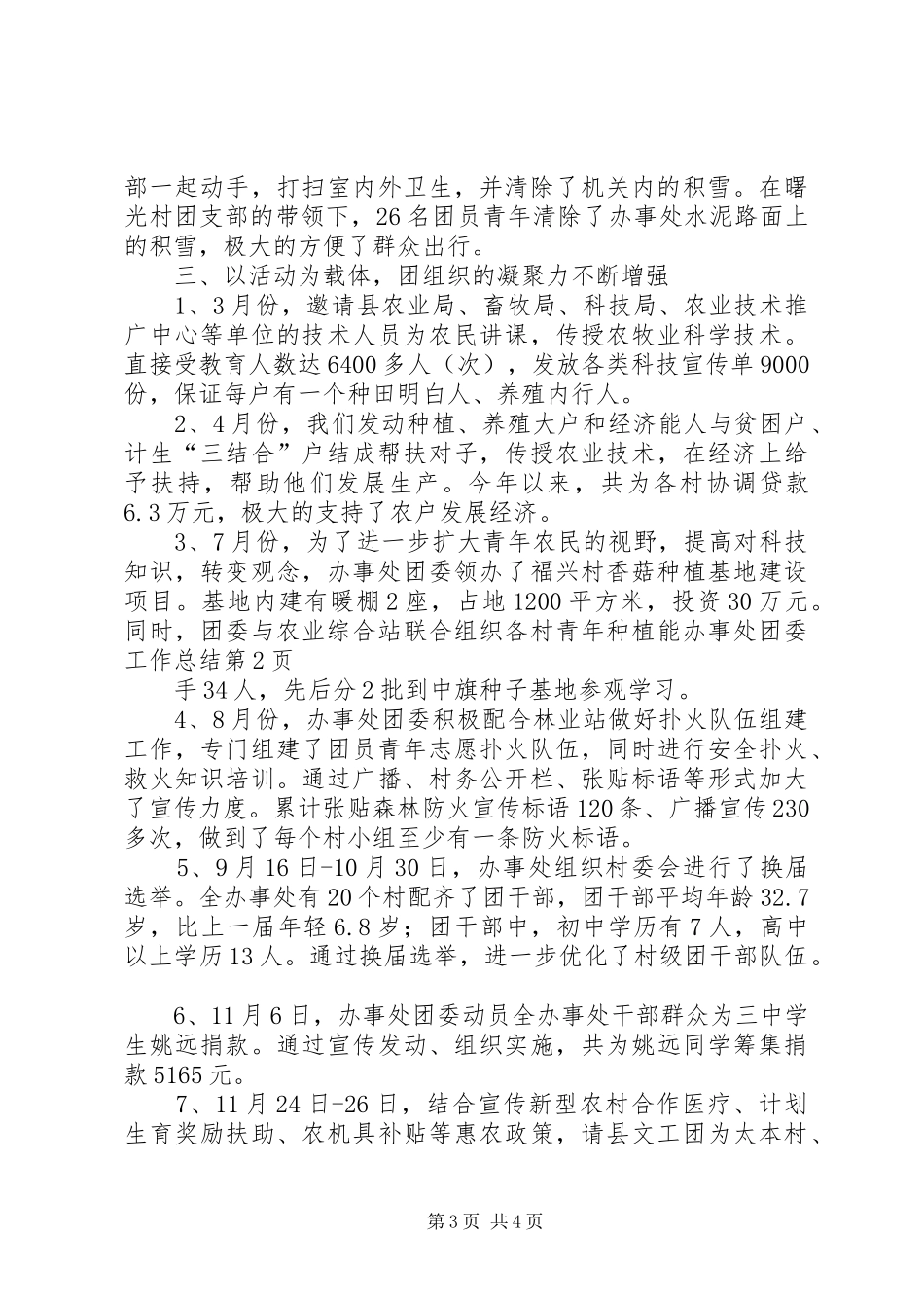 办事处团委工作总结 _第3页