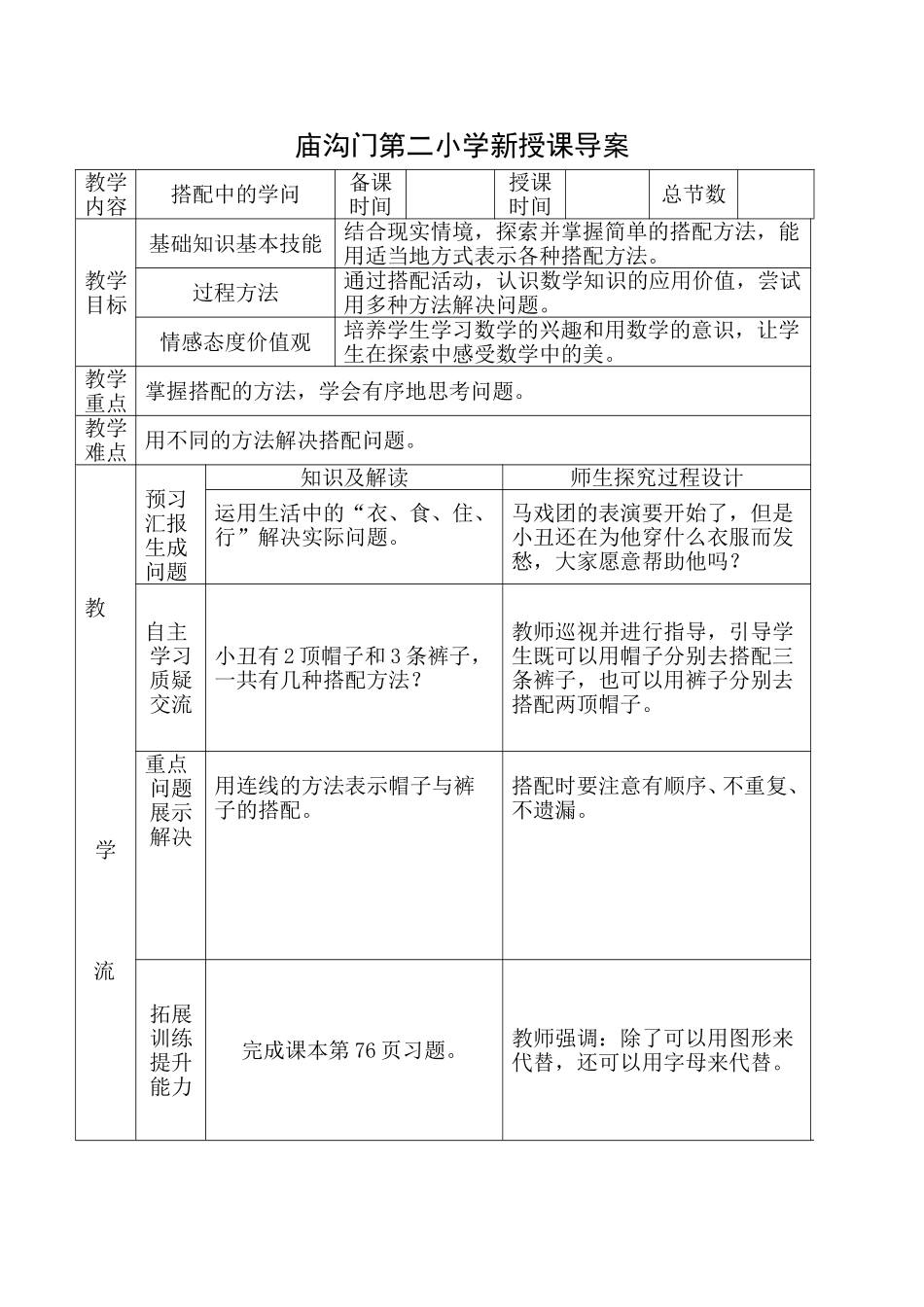 搭配中的学问_第1页