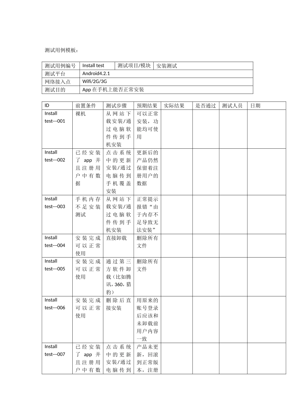 测试用例模板_第1页