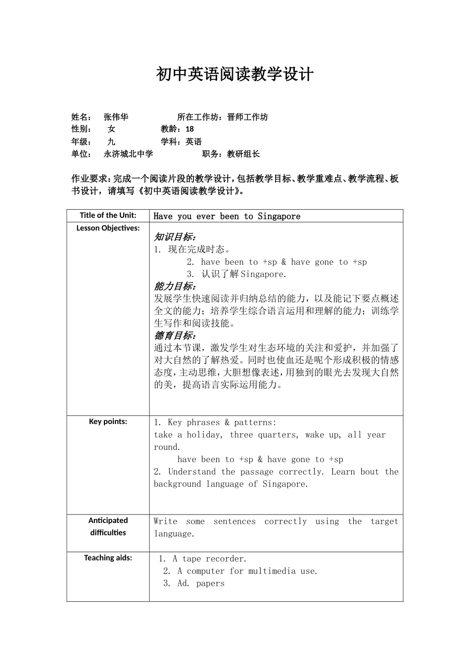 张伟华阅读设计_第1页