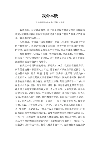 我命本贱 (2)