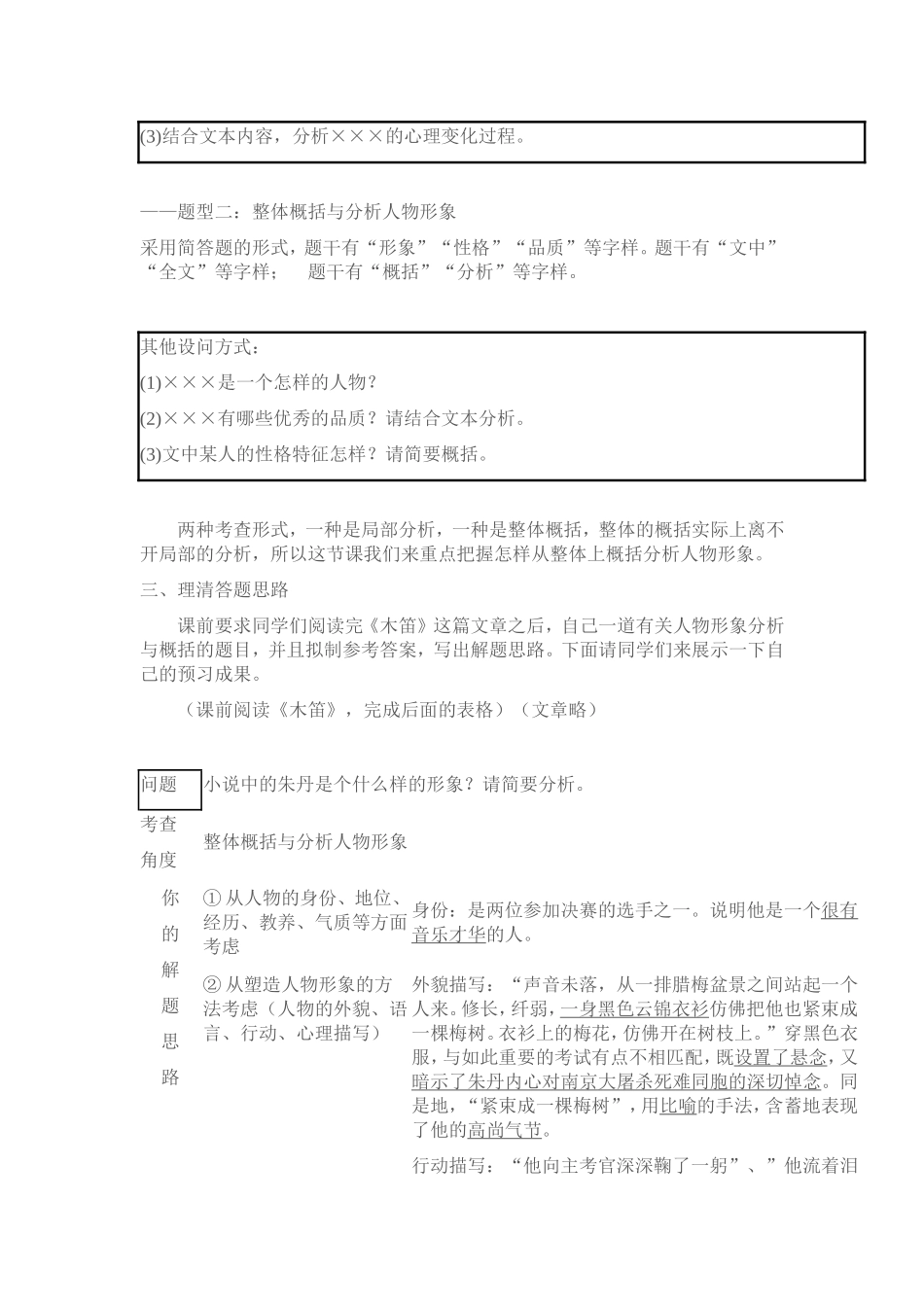 鉴赏小说形象_第2页