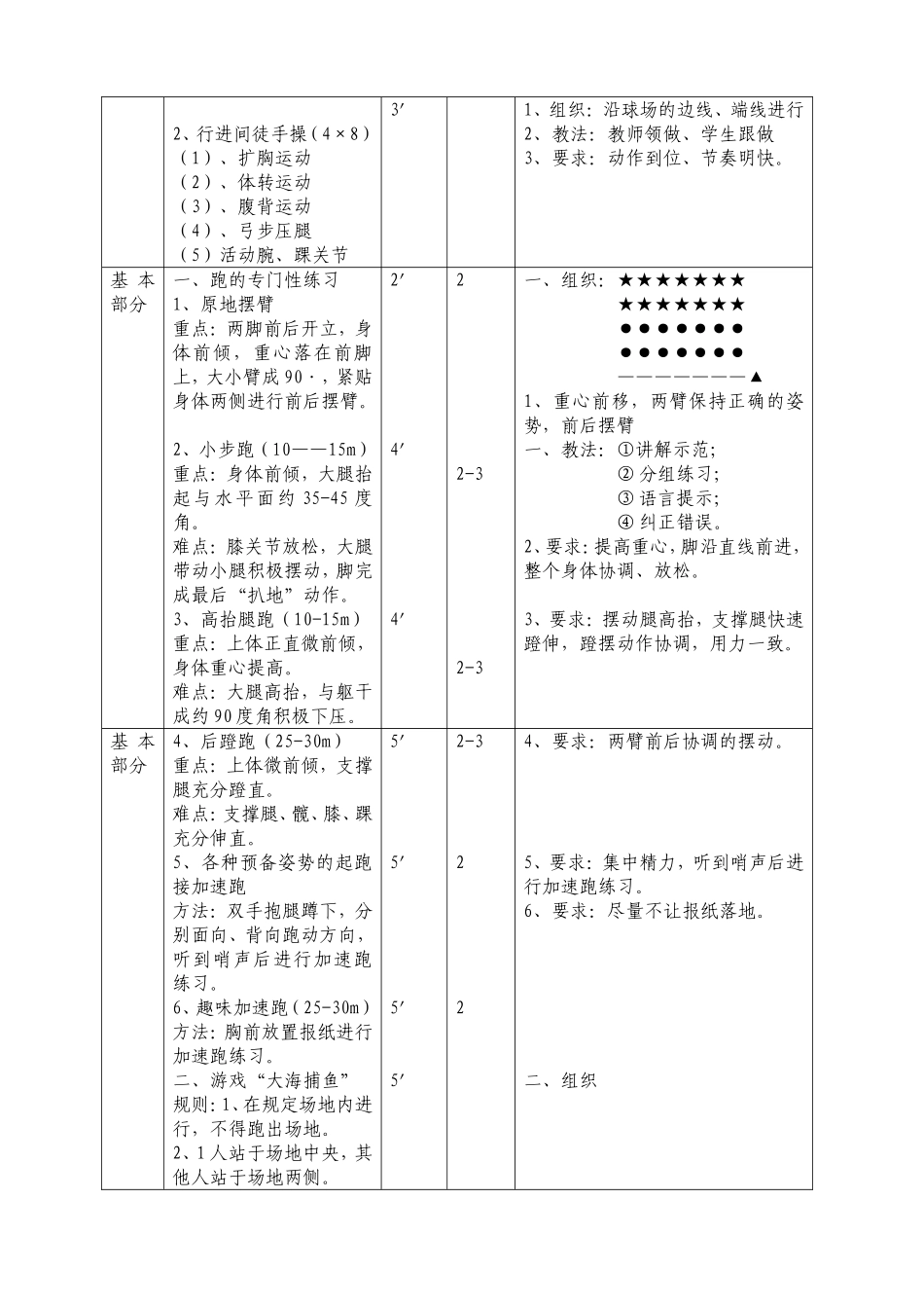 快速跑教案课题_第2页