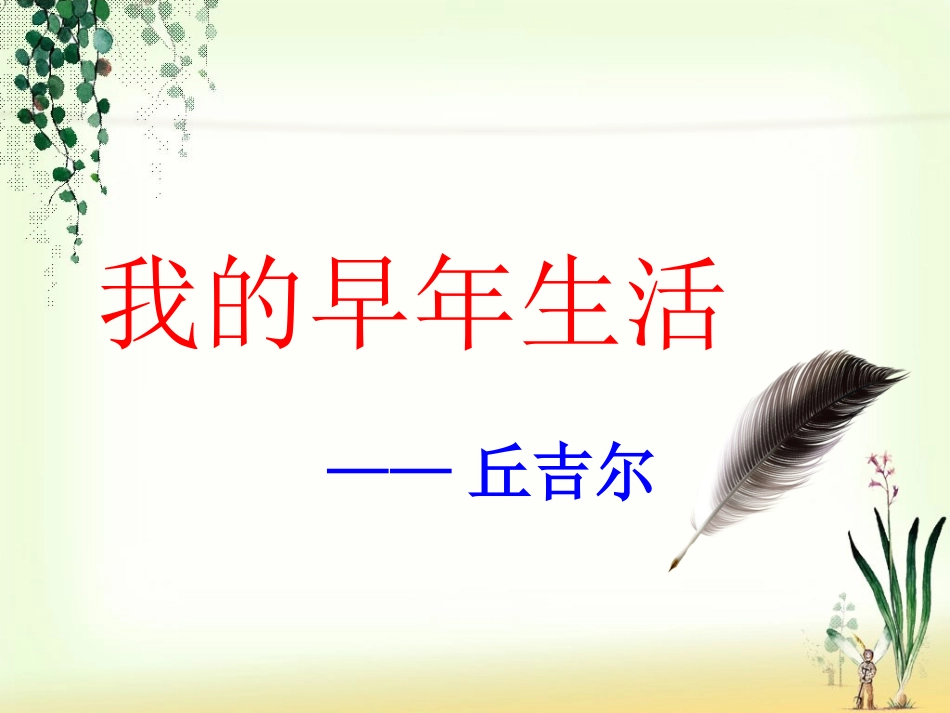 我的早年生活_第2页