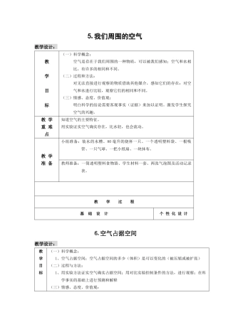 我们周围的空气