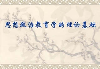 思想政治教育学