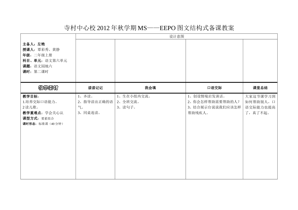 语文园地六教案_第2页
