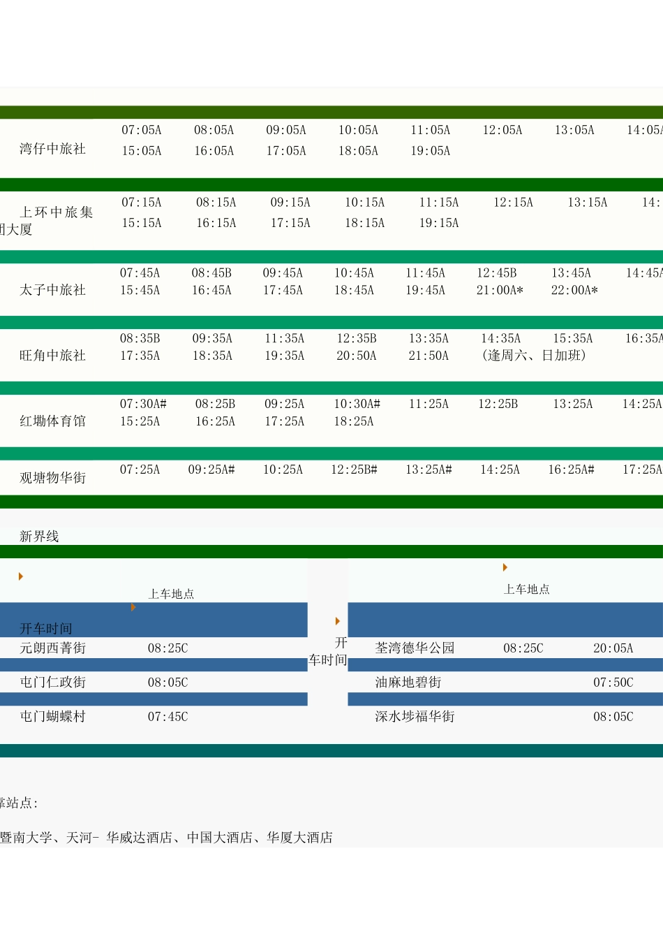 广州到香港直通巴士每日班次及时间表一览_第3页