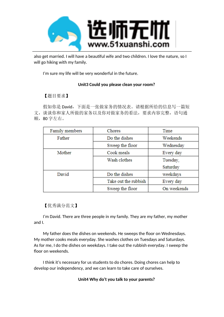 初二下册英语作文范文_第2页