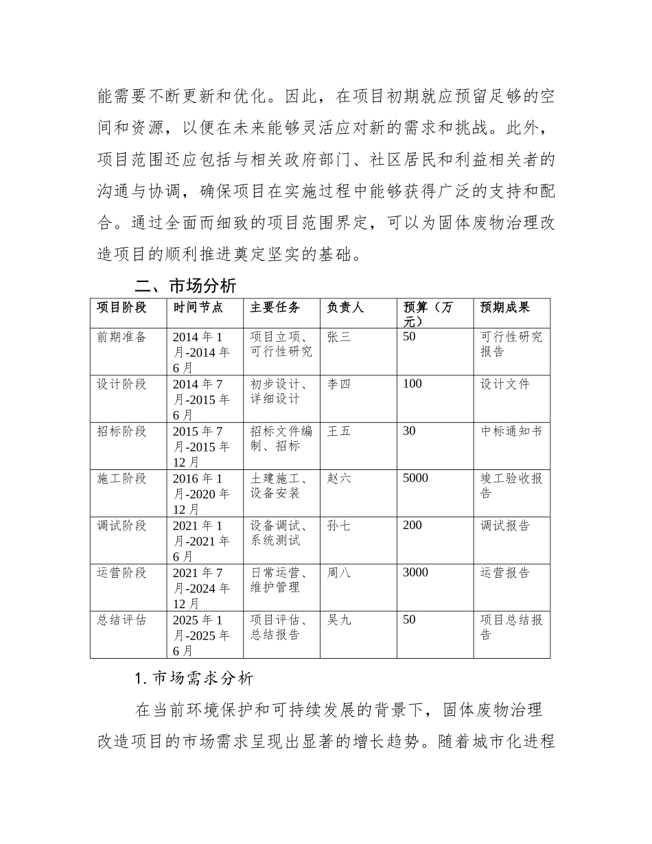 【精编完整版】固体废物治理改造项目可研报告_第3页