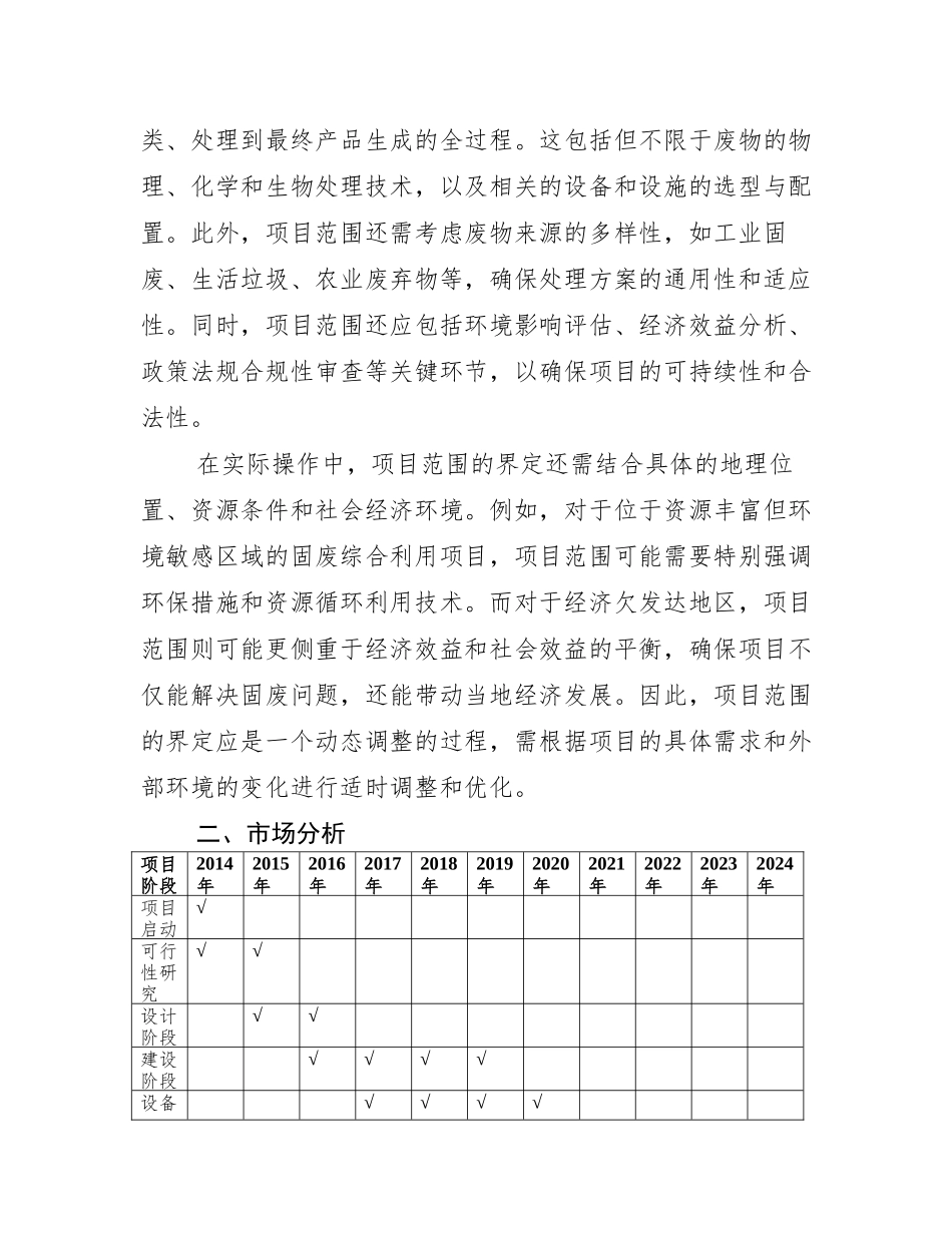 固废综合利用项目可行性研究报告模板及范文_第3页