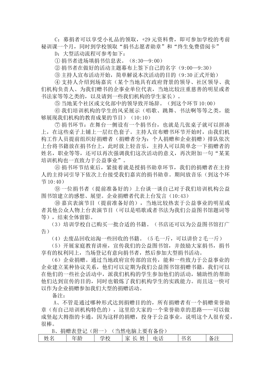 公益图书馆策划方案_第2页