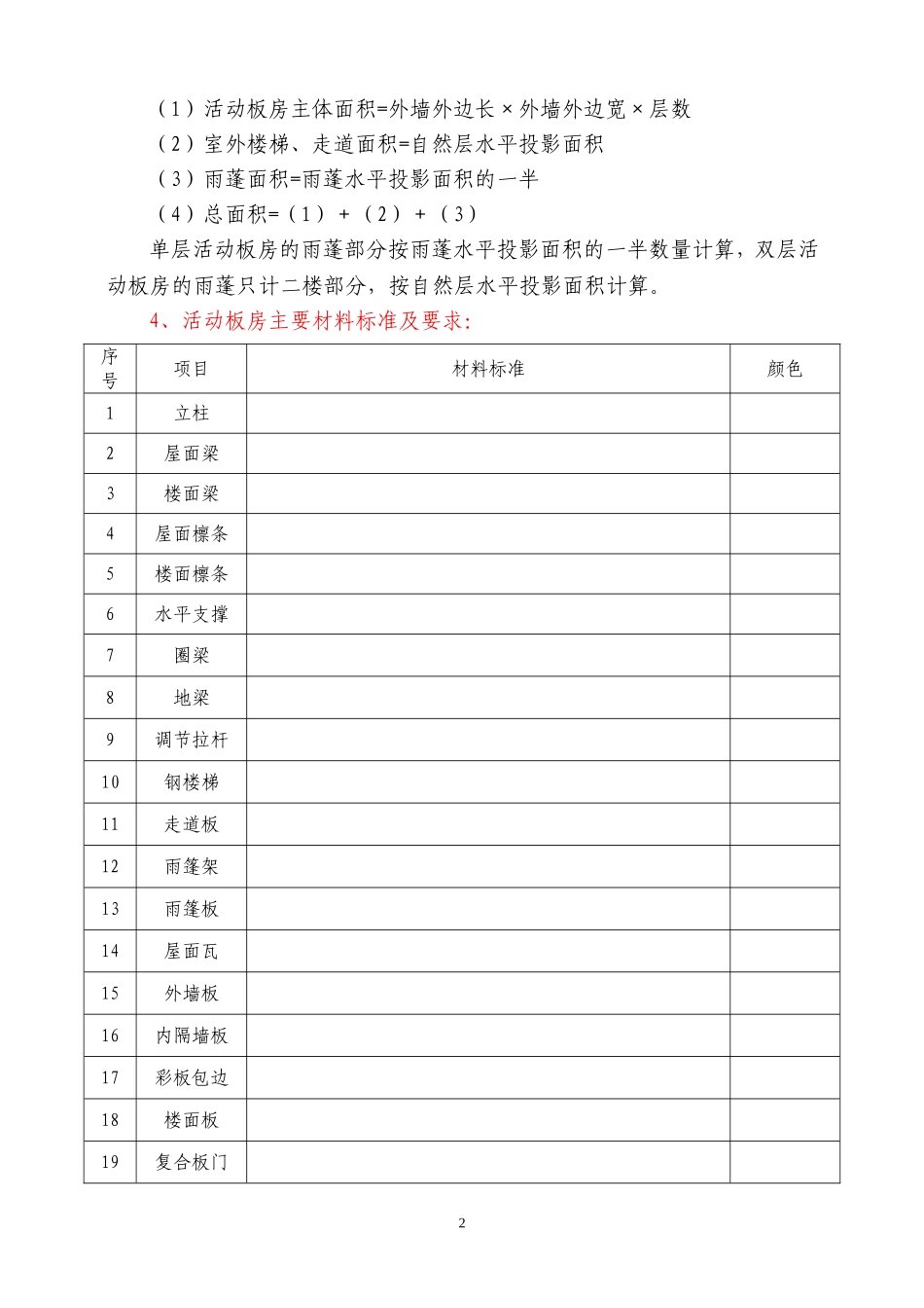 活动板房购销、安装合同(范本)_第3页