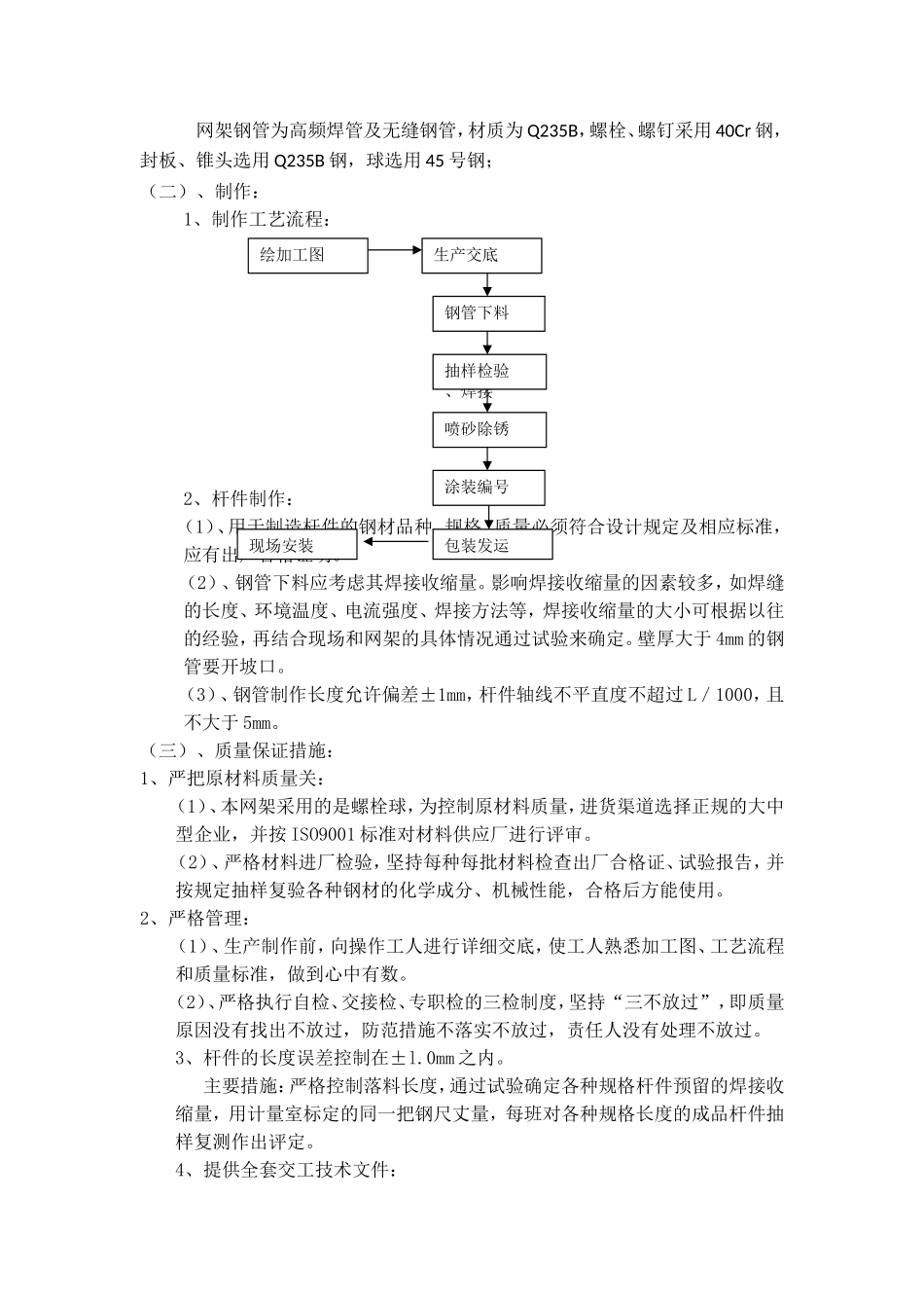 屋面钢网架专项施工方案_第3页