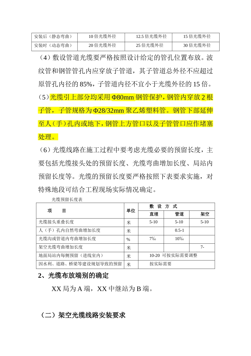 光缆施工规范及要求_第2页