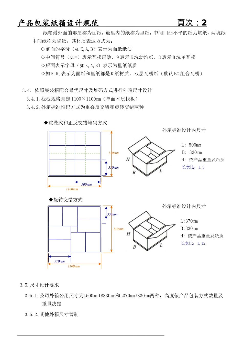 产品包装纸箱设计规范_第2页
