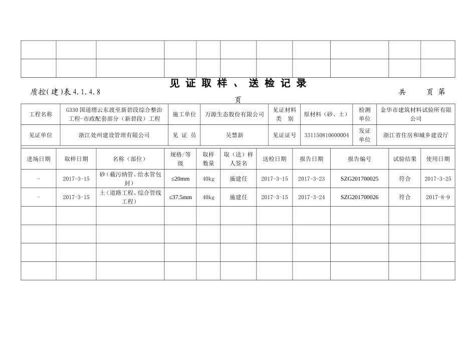 见证取样、送检记录(台帐)范本_第3页