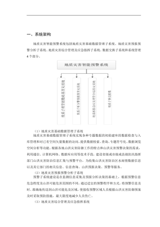 地质灾害智能预警系统设计
