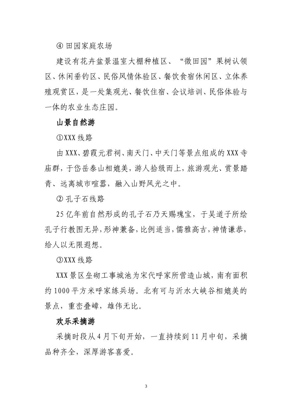 乡村旅游发展情况汇报_第3页