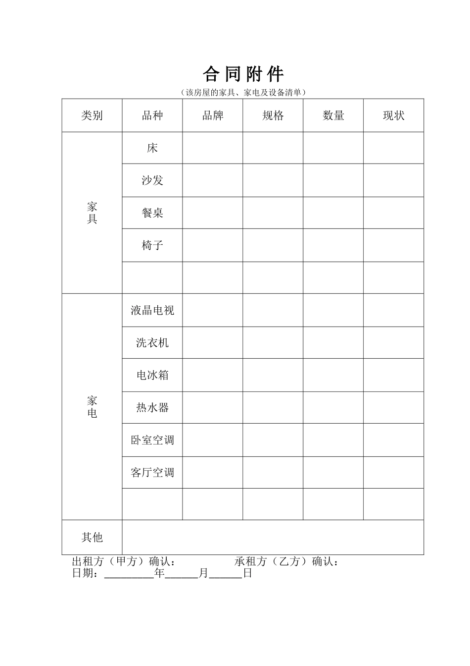 房屋租赁合同及附件_第3页
