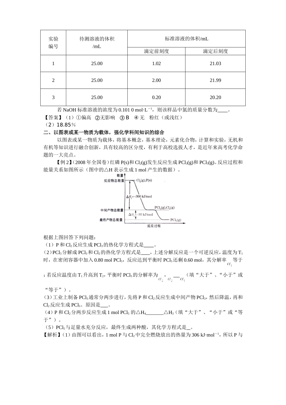 高考化学创新型试题题型解读.(DOC)_第3页