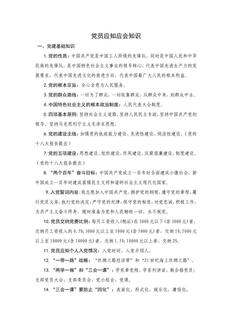 党员应知应会知识_第1页