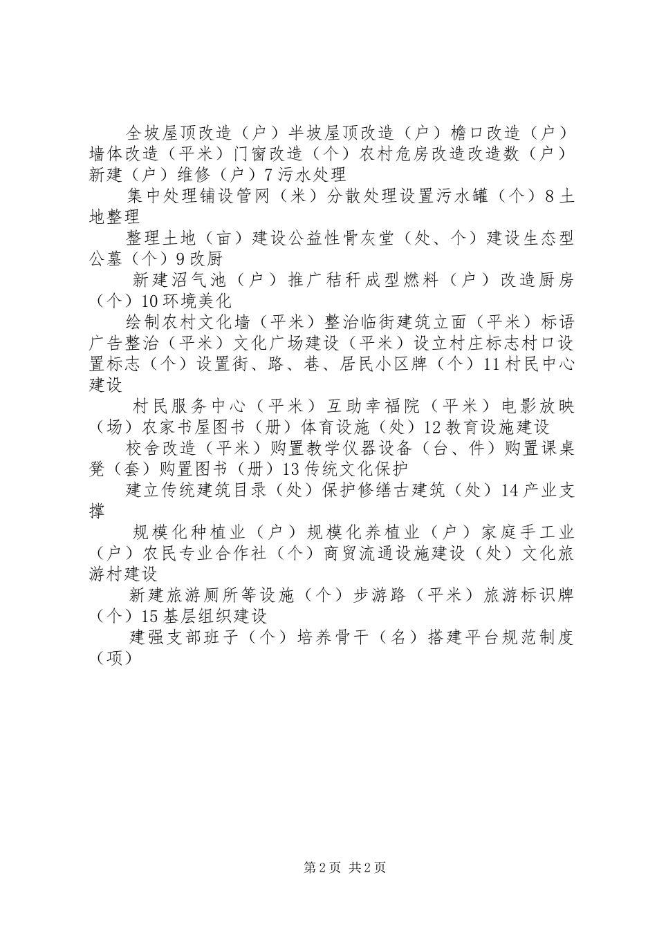 农村面貌改造提升行动重点村安全稳定用电和亮化工作总结 _第2页