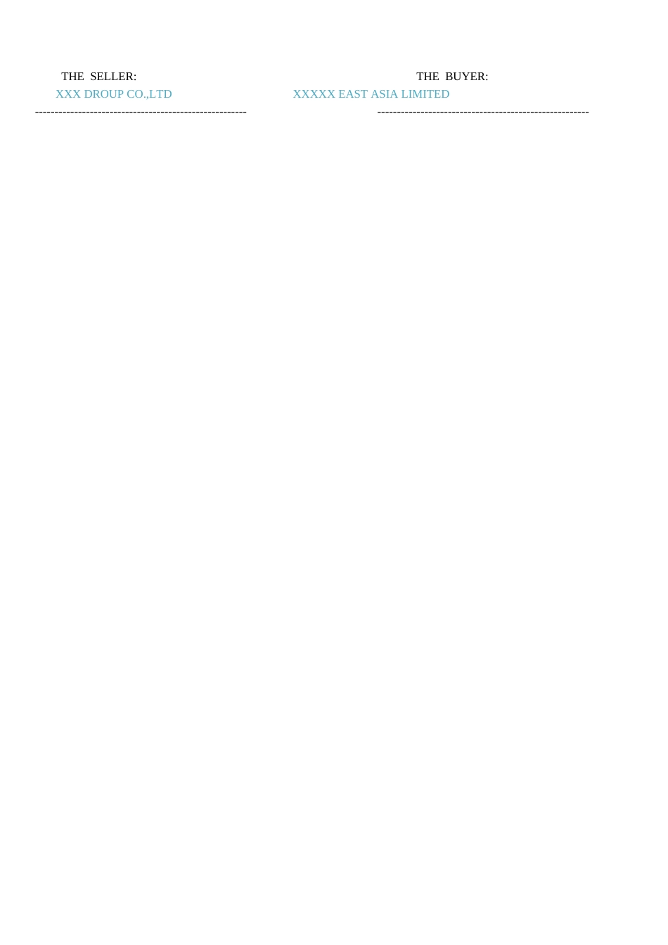 出口销售合同(中英文对照版)_第3页