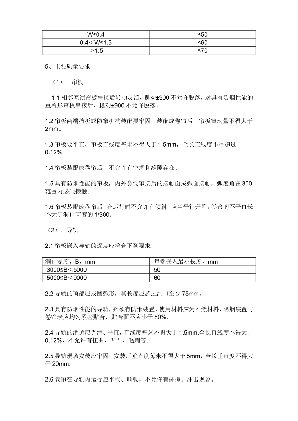 防火卷帘门的验收规范_第2页