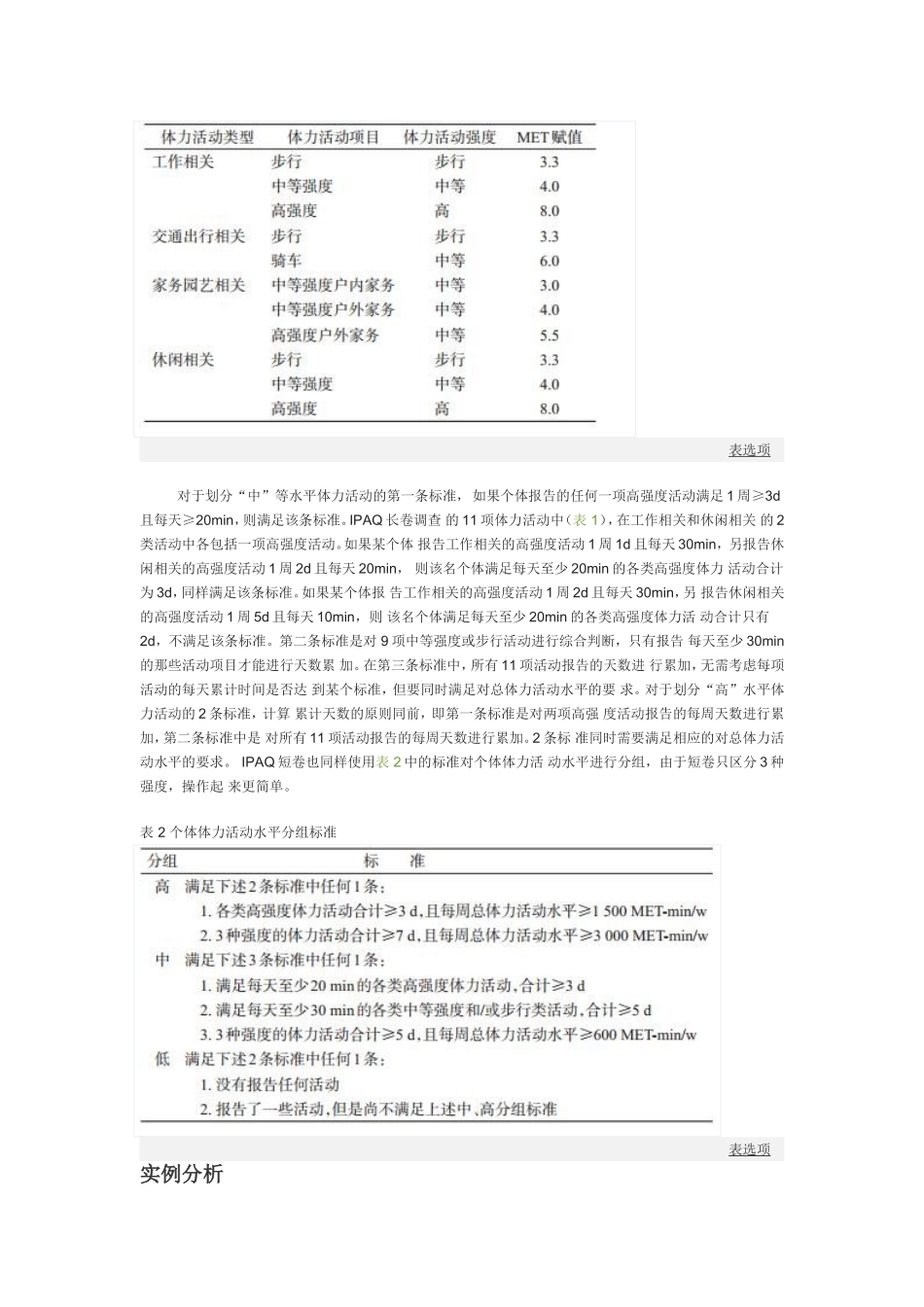 国际体力活动量表IPAQ中文版短卷及评分标准_第3页