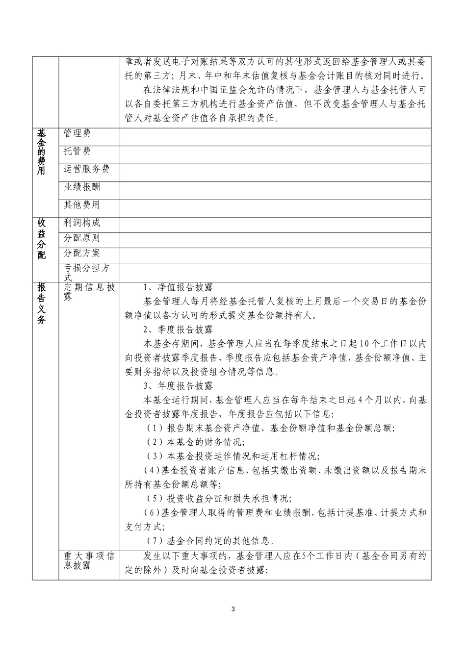 私募基金招募说明书模板_第3页