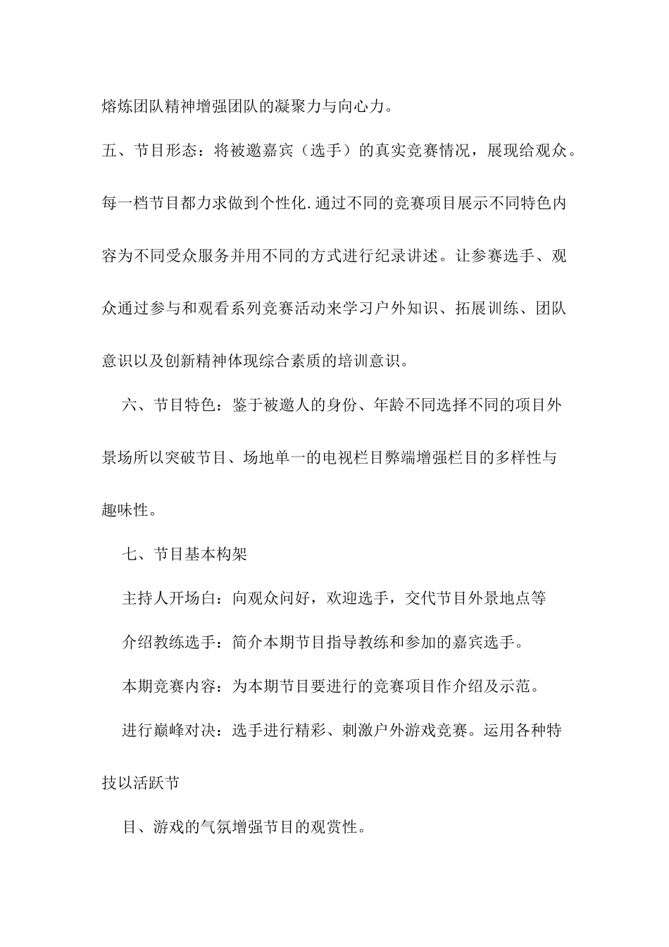 电视节目策划方案_第3页