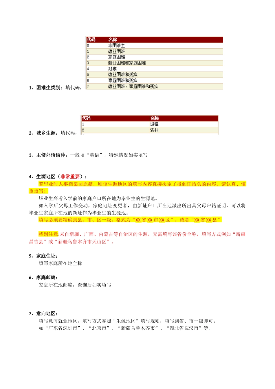 生源信息填表参考模板_第1页